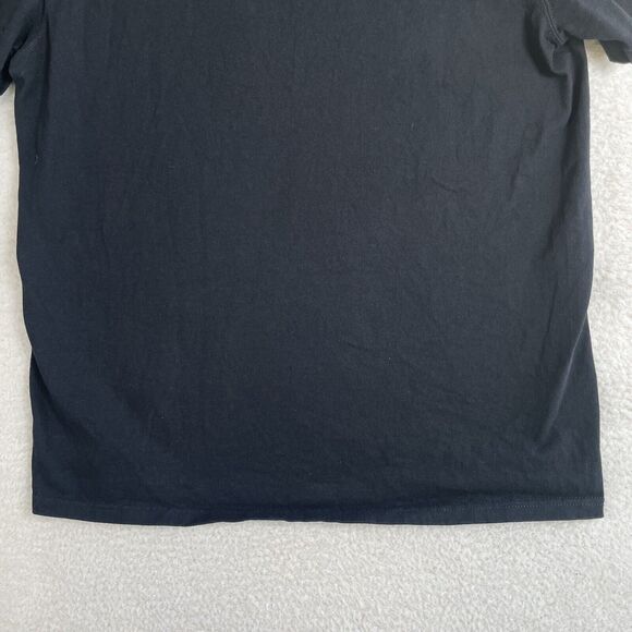 VTG Champion Shirt Mens Large Black Big Logo Embroidered Heavy Cotton Heritage - Picture 7 of 11